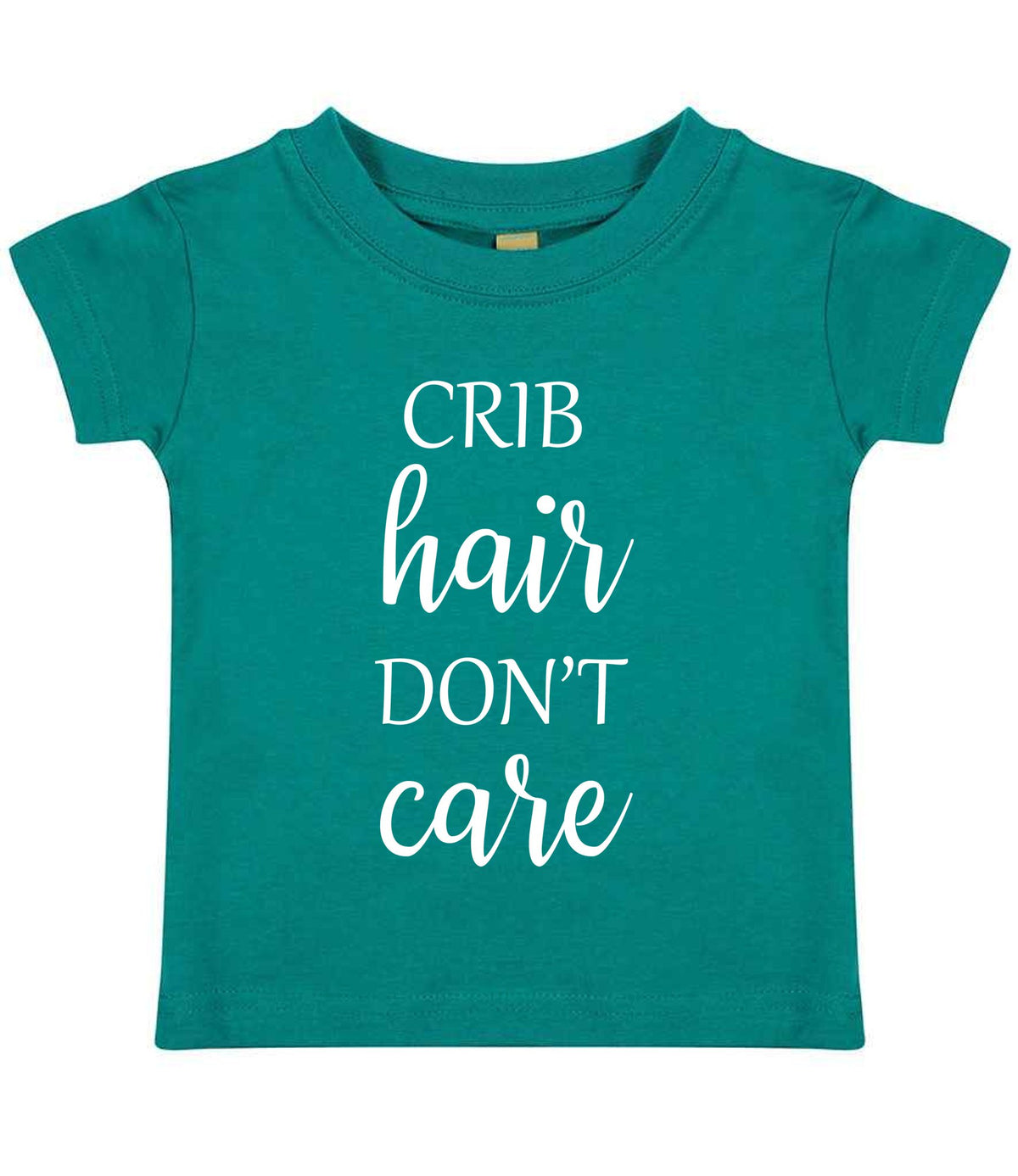 CRIB Hair DON'T Care t-shirt in jade
