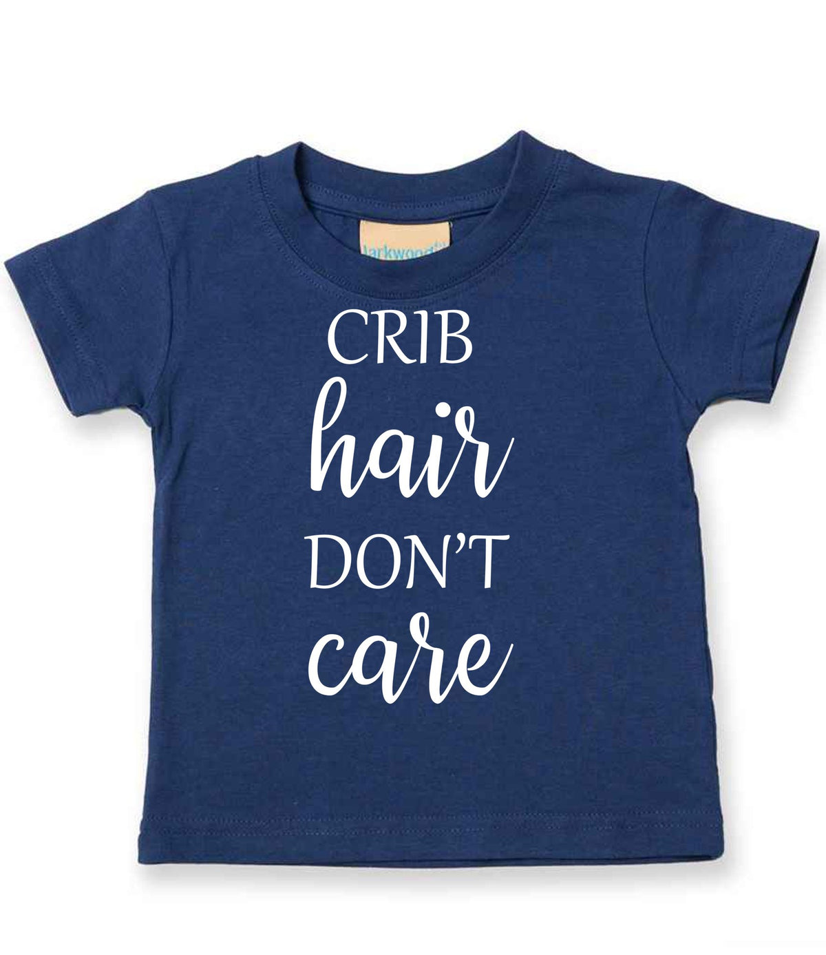 CRIB Hair DON'T Care t-shirt in navy
