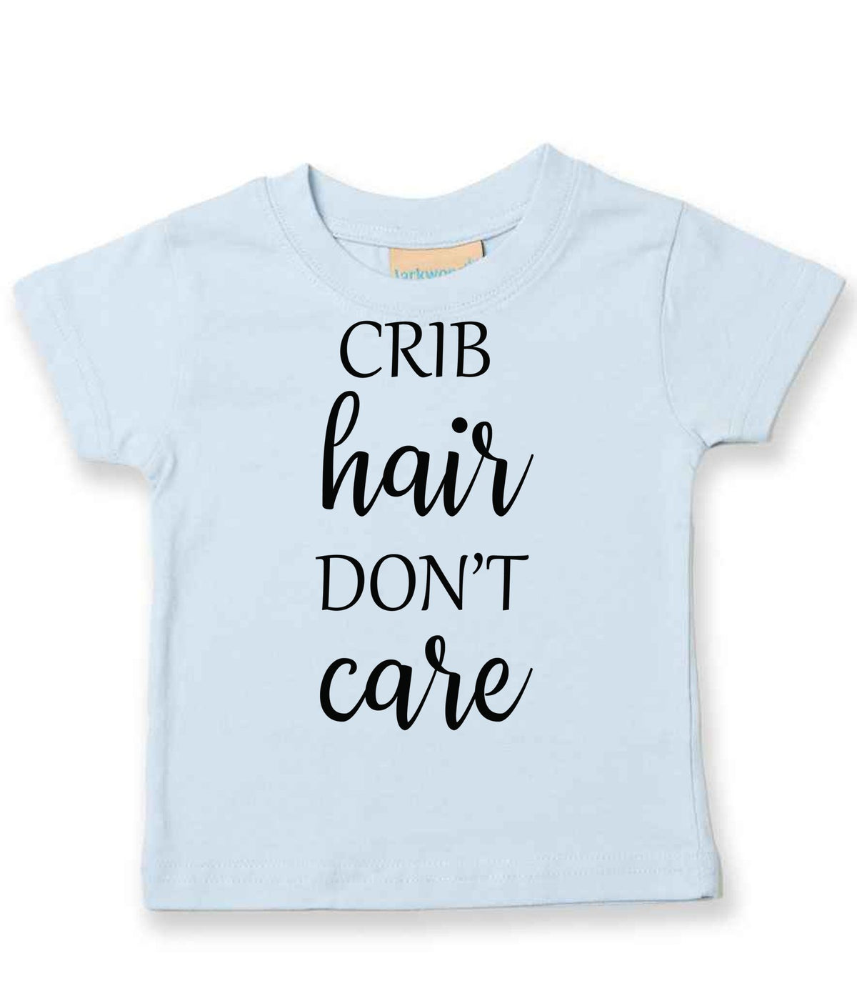 CRIB Hair DON'T Care t-shirt in pale blue
