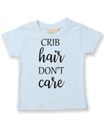 CRIB Hair DON'T Care t-shirt in pale blue