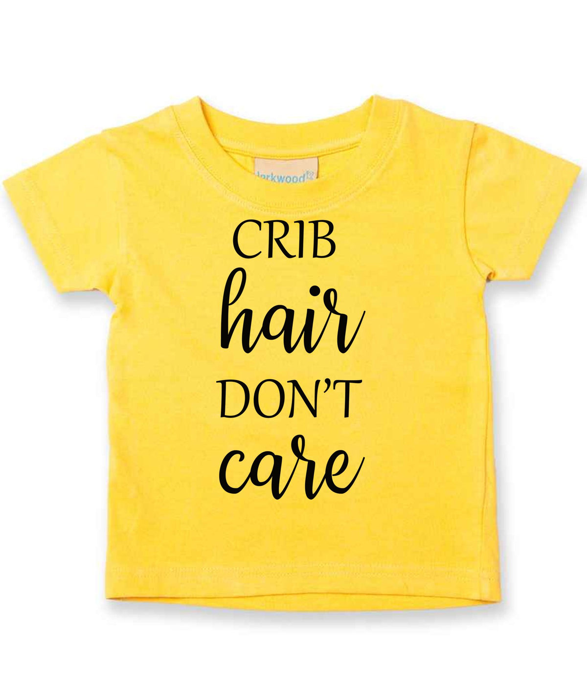 CRIB Hair DON'T Care t-shirt in sunflower