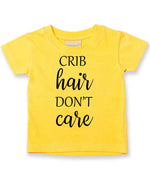 CRIB Hair DON'T Care t-shirt in sunflower