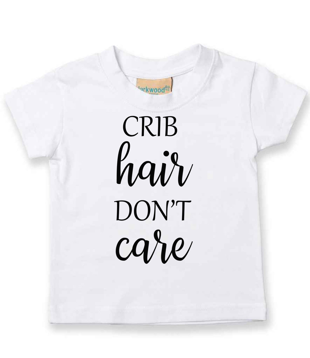 CRIB Hair DON'T Care t-shirt in white