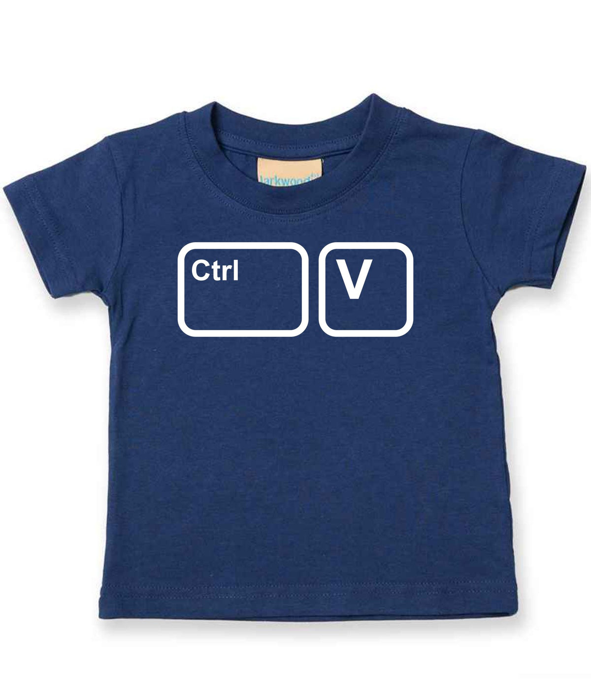Ctrl V t-shirt in navy