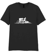 Cycle Run Swim Silhouettes t-shirt in black