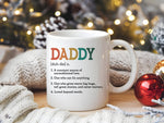 DADDY [Duh-die] standard mug in white