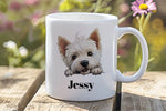 Customisable West Highland White Terrier – Orca 11oz Standard Mug, personalised with your own text