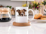 American Staffordshire Terrier standard mug in white