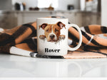 Customisable American Pit Bull Terrier – Orca 11oz Standard Mug, personalised with your own text