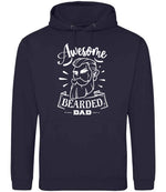 Awesome Bearded Dad hoodie in new french navy