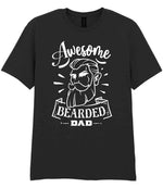 Awesome Bearded Dad t-shirt in black
