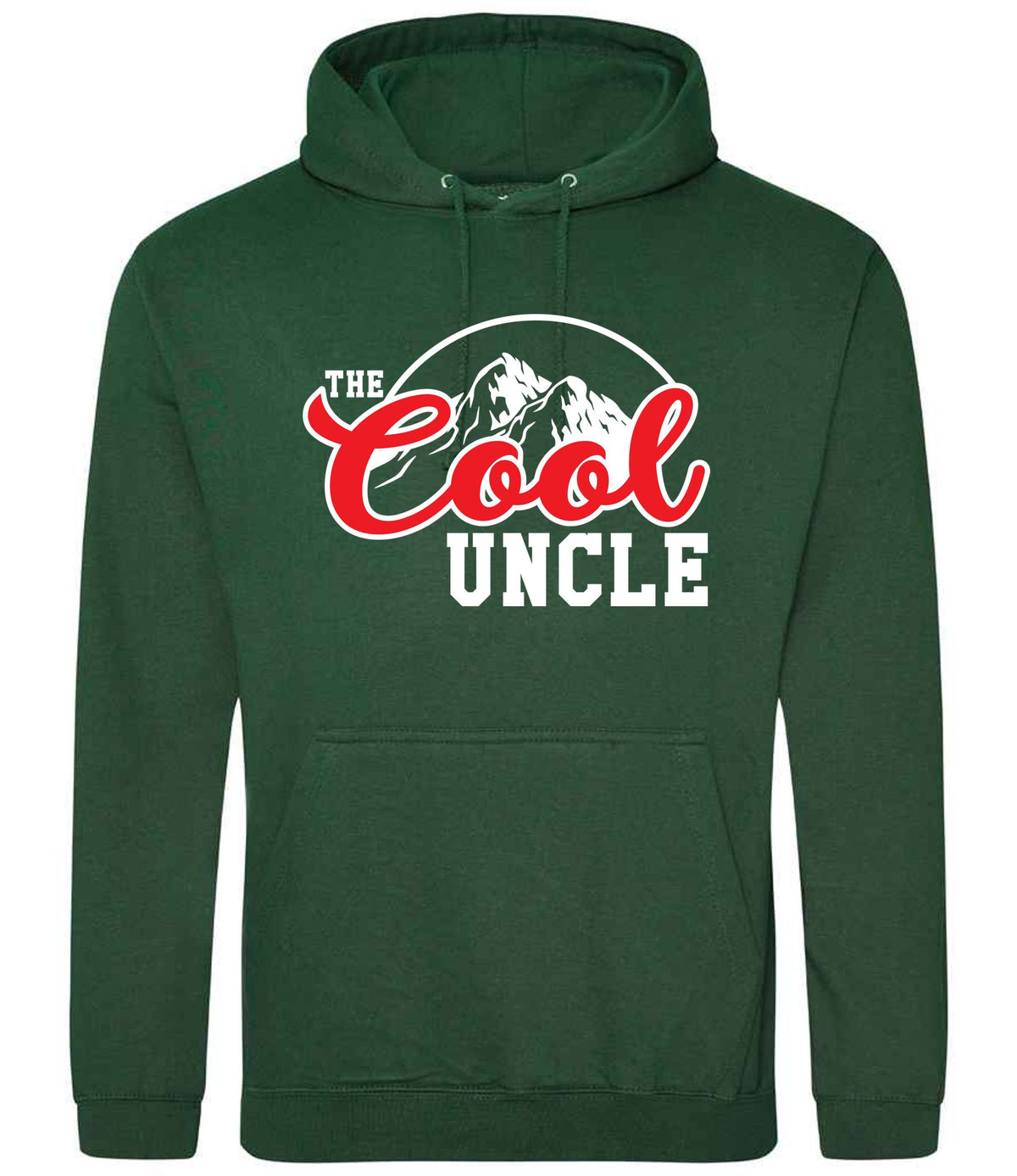The Cool Uncle hoodie in bottle green