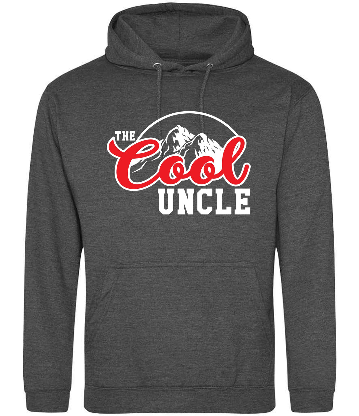 The Cool Uncle hoodie in charcoal