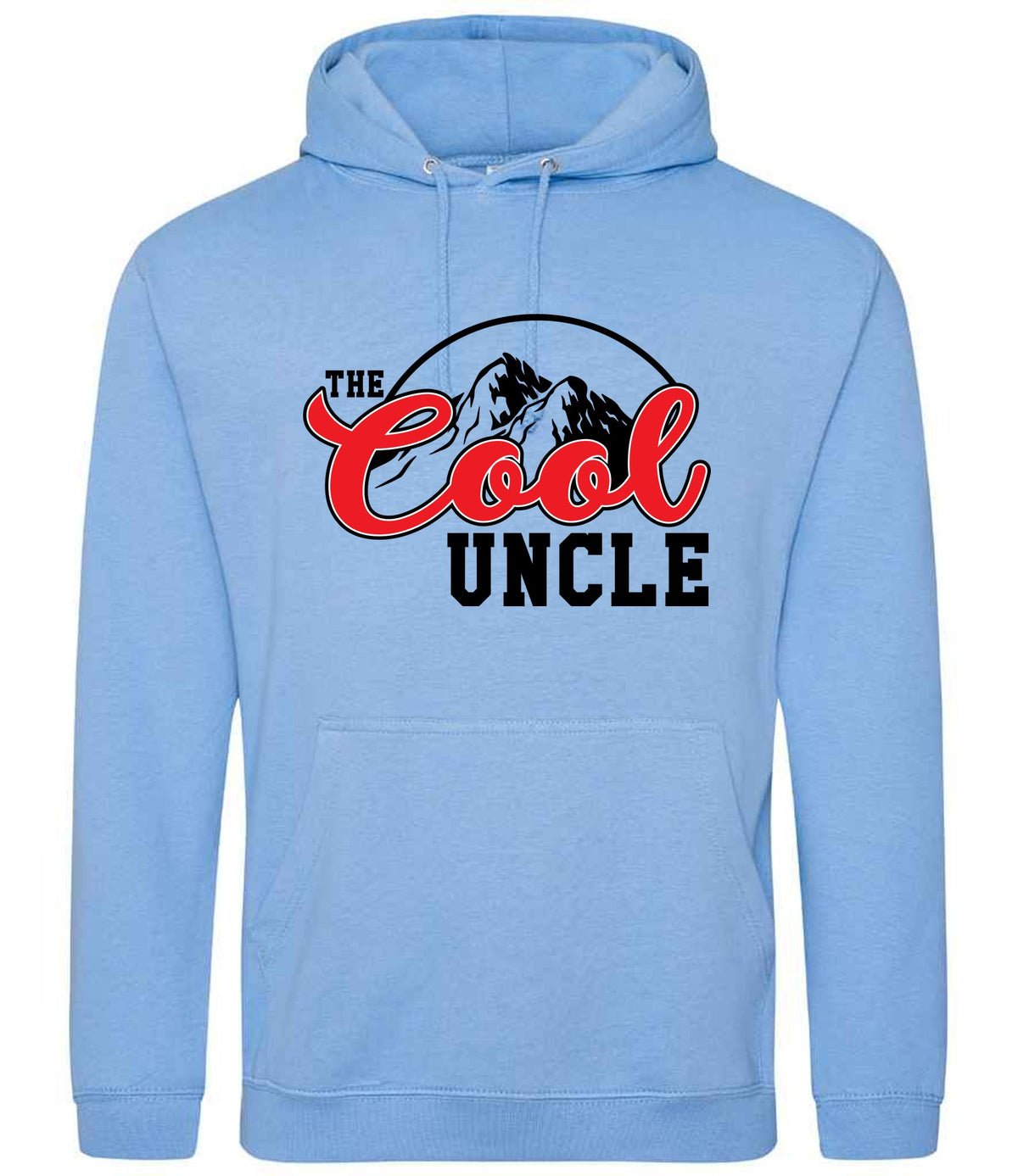 The Cool Uncle hoodie in cornflower blue