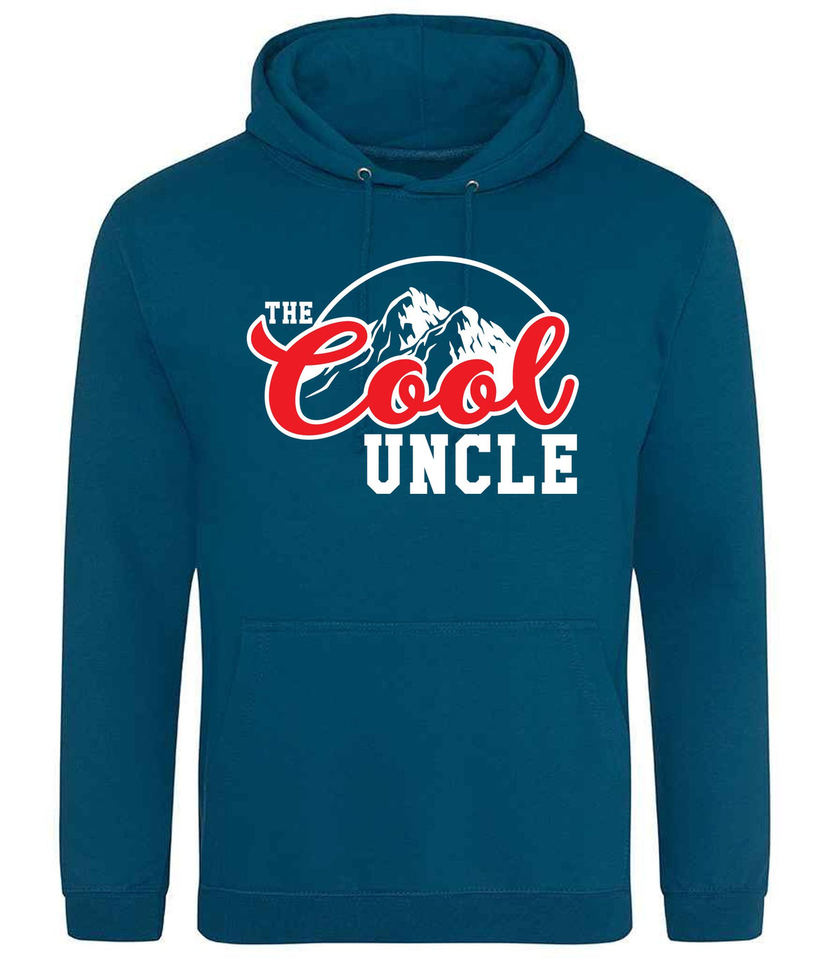 The Cool Uncle hoodie in deep sea blue