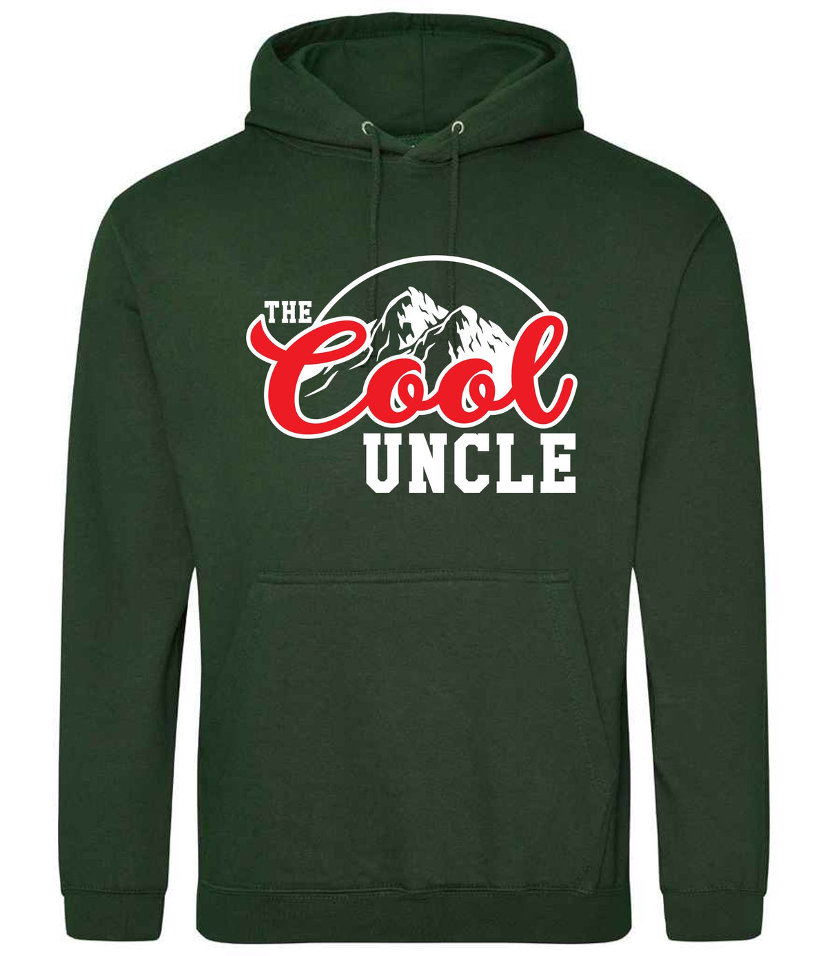 The Cool Uncle hoodie in forest green