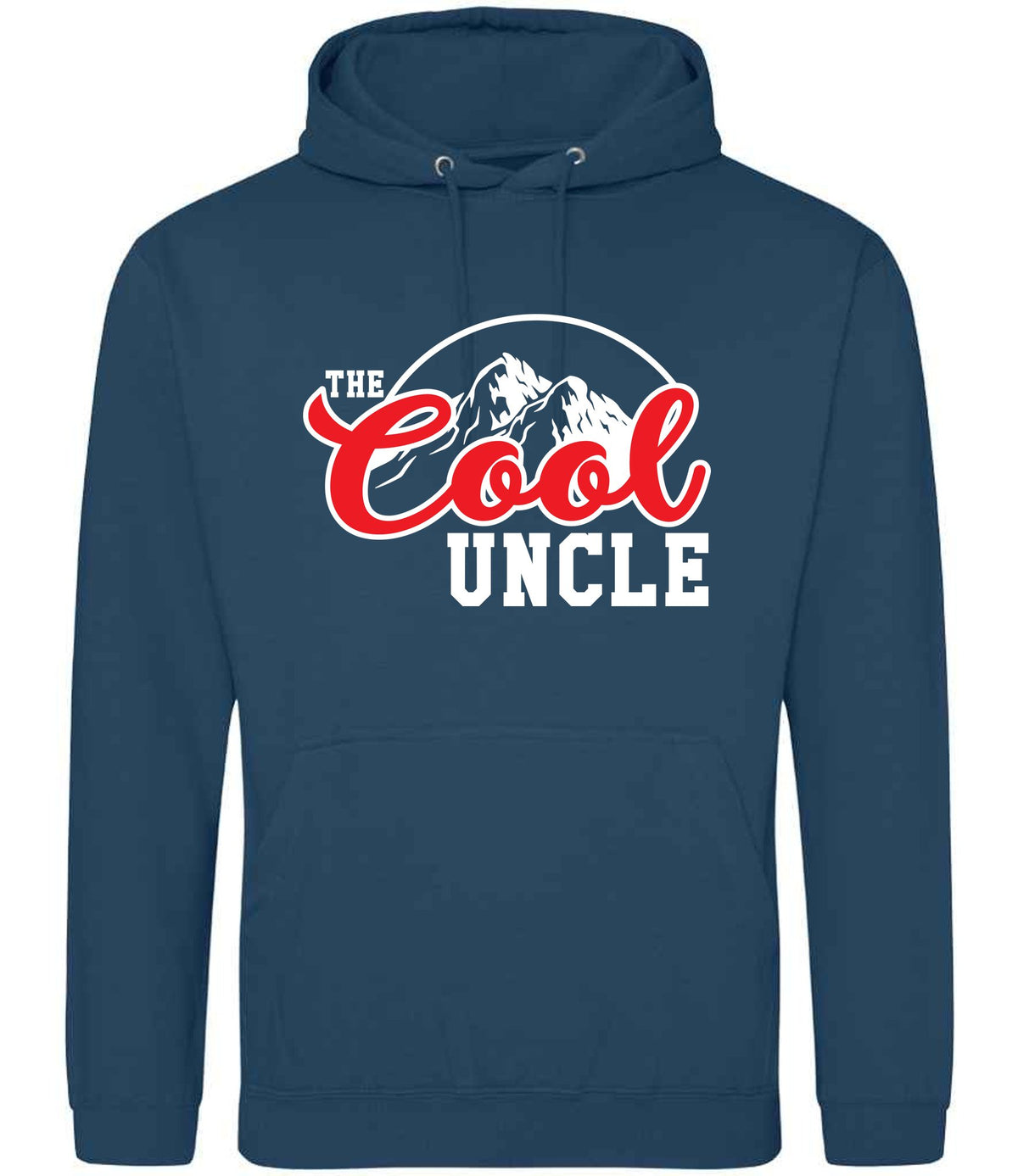 The Cool Uncle hoodie in ink blue