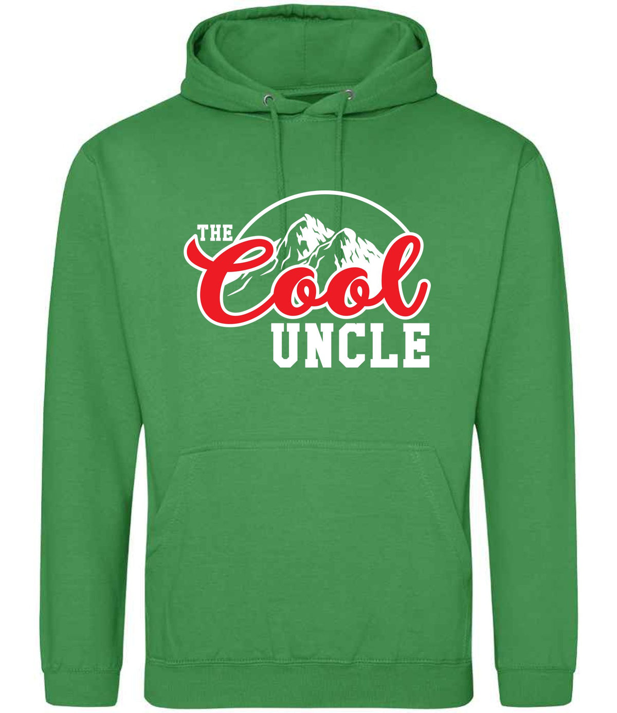 The Cool Uncle hoodie in kelly green
