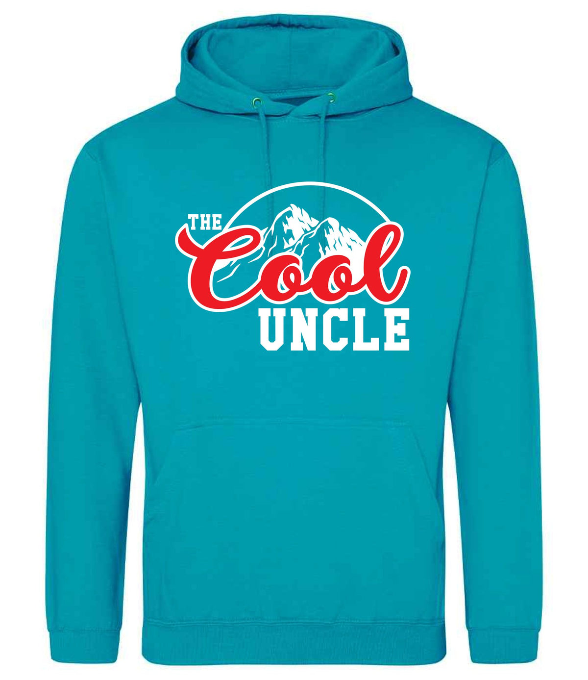The Cool Uncle hoodie in lagoon blue