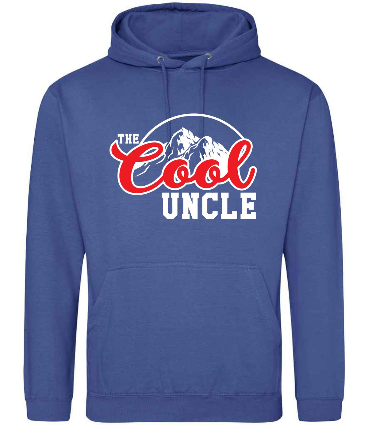 The Cool Uncle hoodie in royal blue