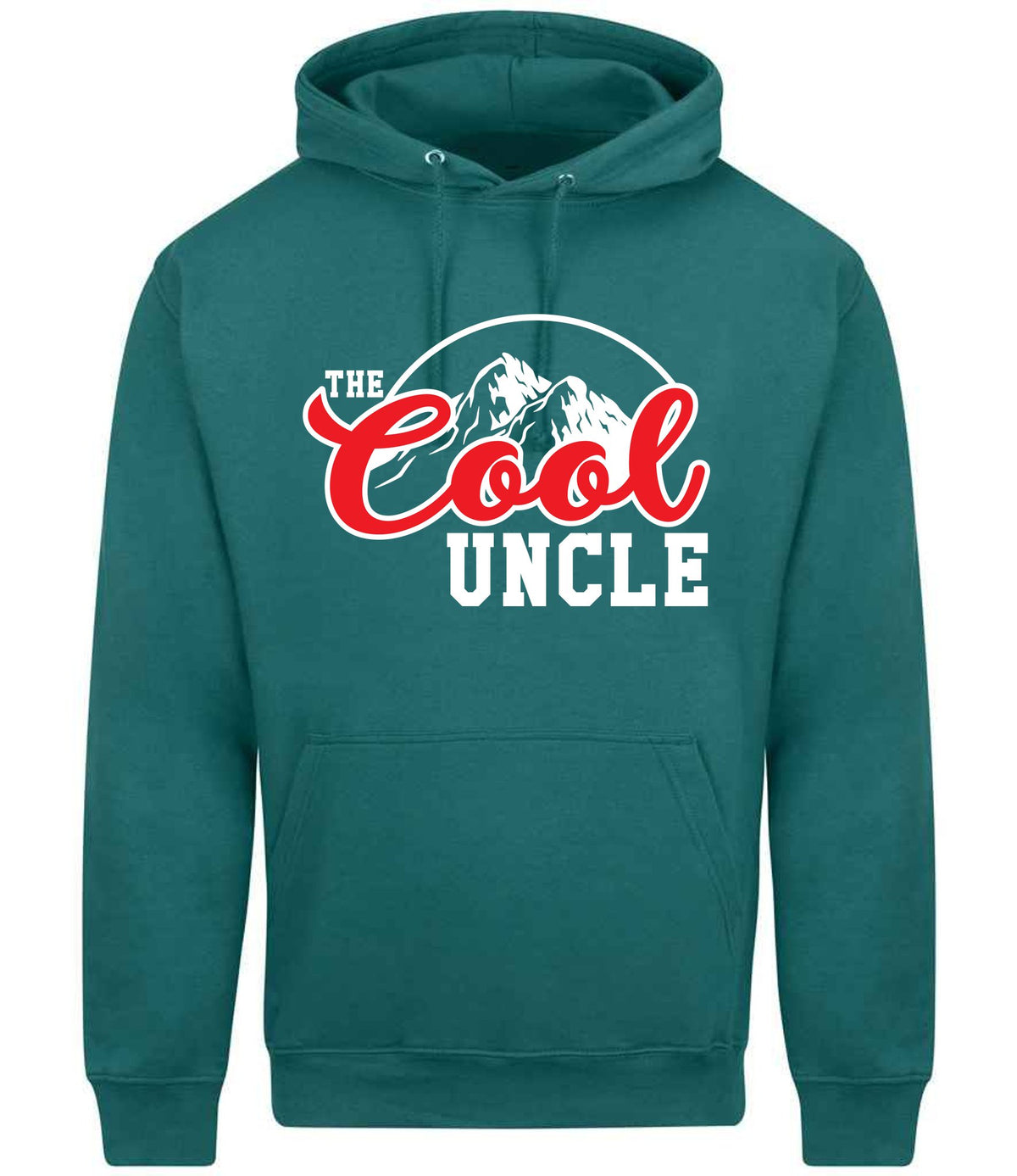 The Cool Uncle hoodie in teal