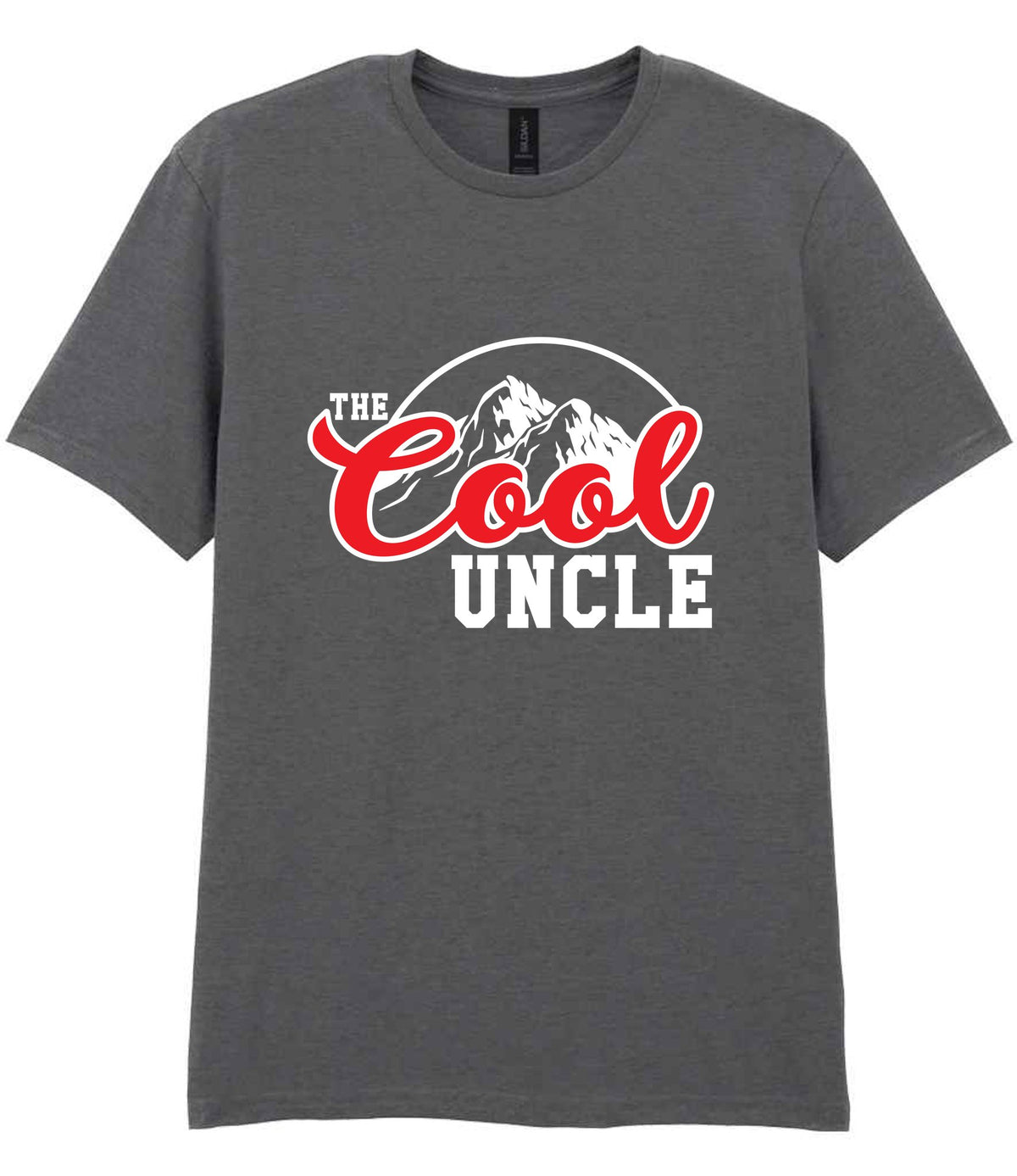 The Cool Uncle t-shirt in charcoal