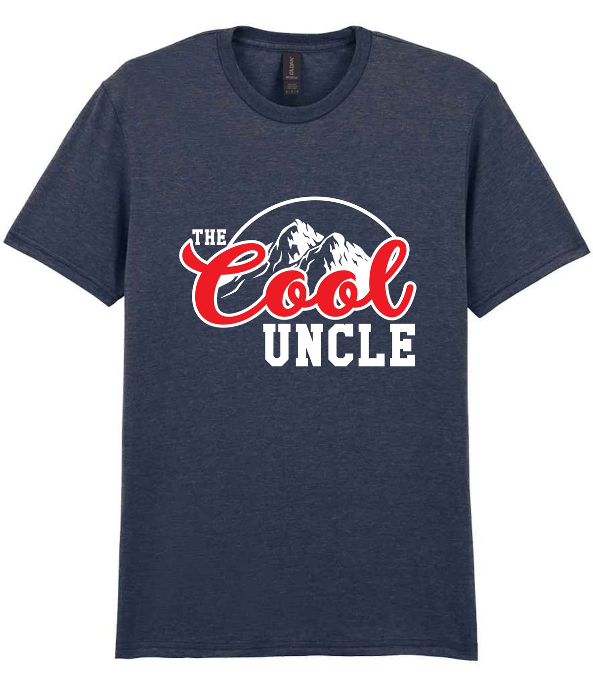 The Cool Uncle t-shirt in heather navy