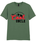 The Cool Uncle t-shirt in military green