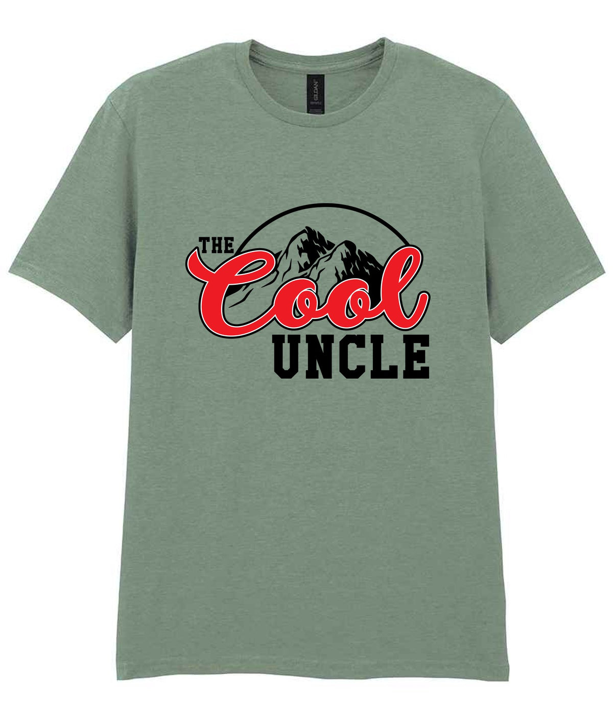 The Cool Uncle t-shirt in sage