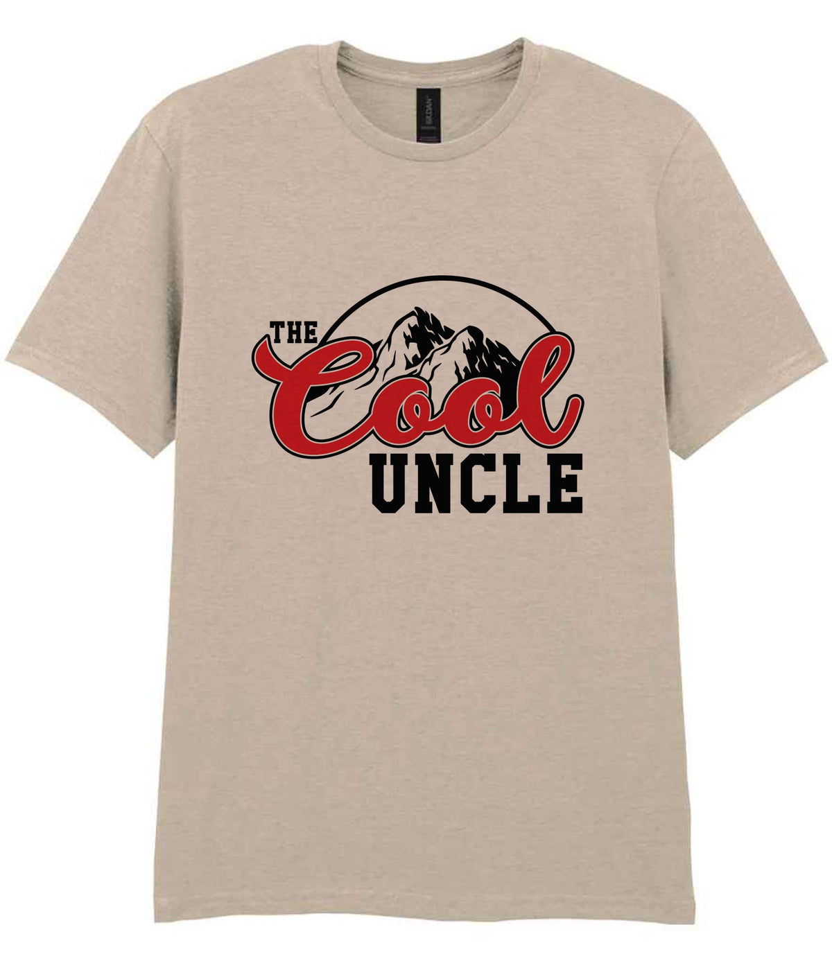 The Cool Uncle t-shirt in sand