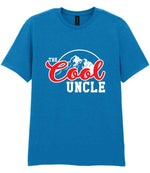 The Cool Uncle t-shirt in sapphire blue