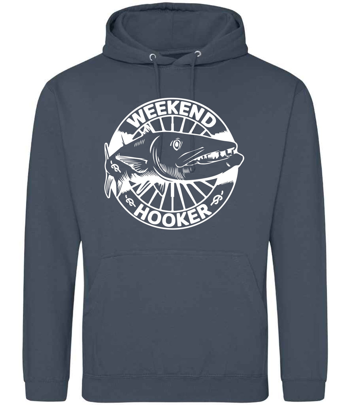 Weekend Hooker hoodie in airforce blue