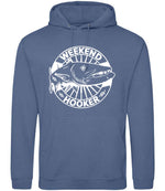 Weekend Hooker hoodie in atlantic blue