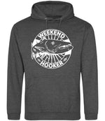 Weekend Hooker hoodie in charcoal