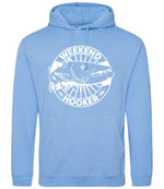 Weekend Hooker hoodie in cornflower blue