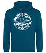Weekend Hooker hoodie in deep sea blue