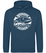 Weekend Hooker hoodie in ink blue