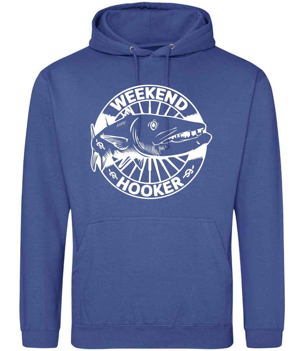 Weekend Hooker hoodie in royal blue