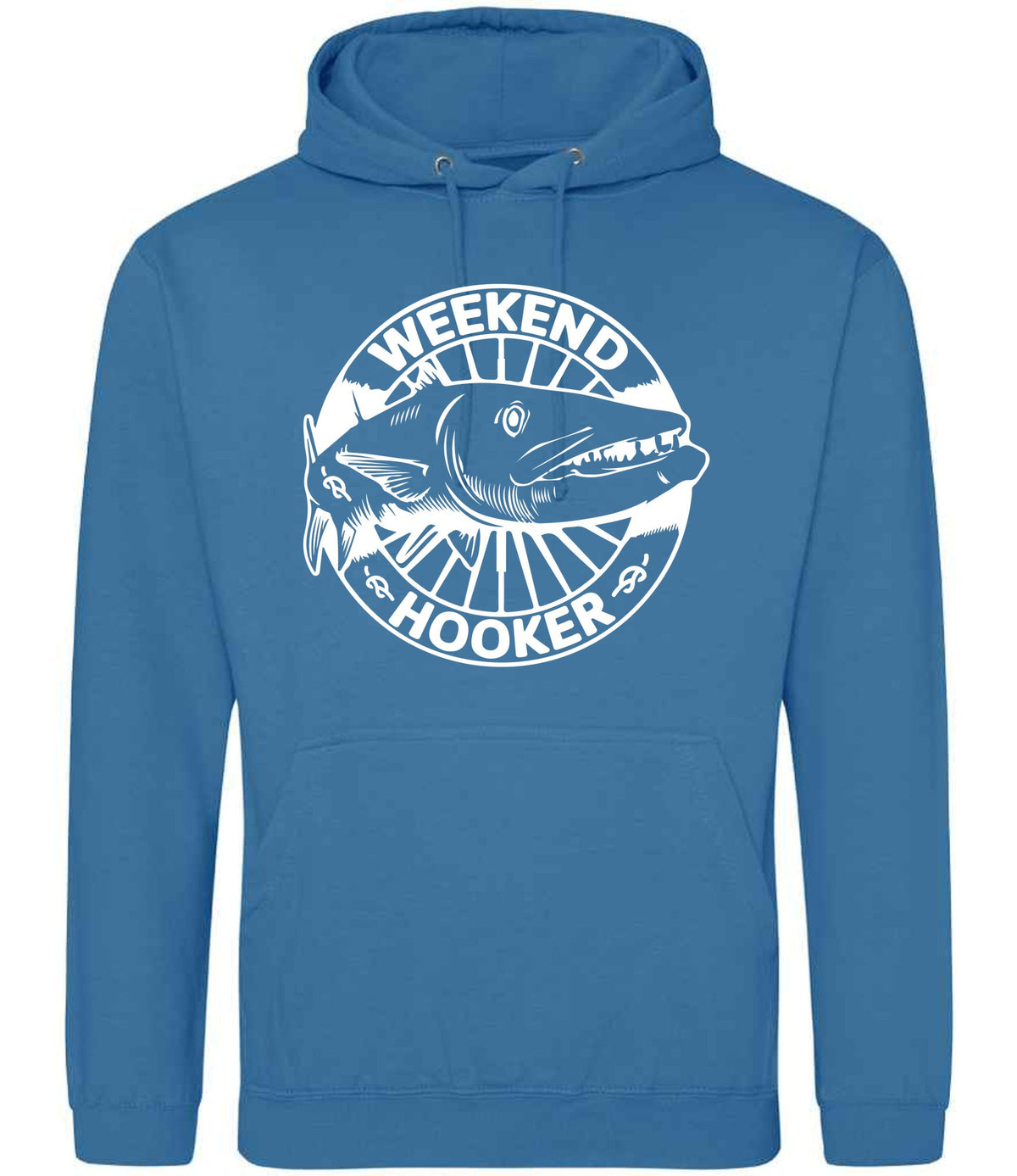 Weekend Hooker hoodie in sapphire blue