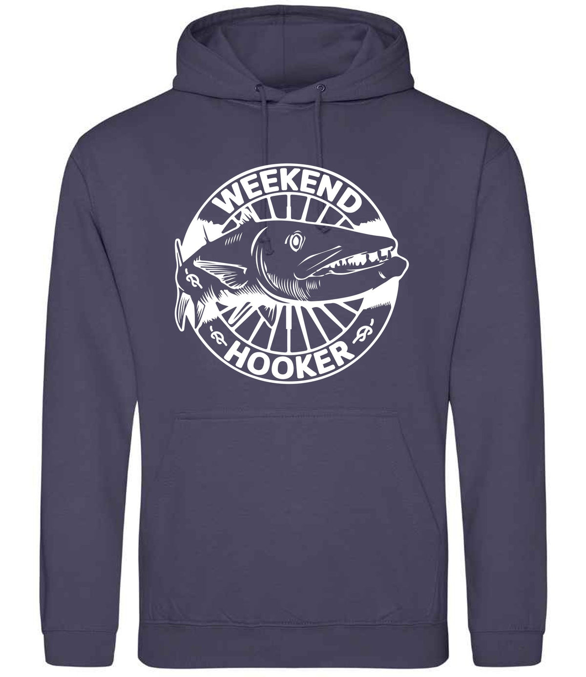 Weekend Hooker hoodie in shark grey