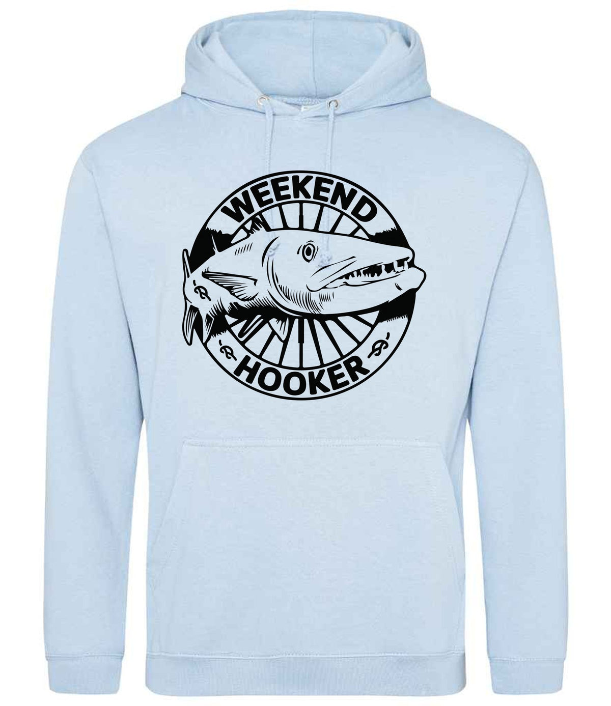 Weekend Hooker hoodie in sky blue