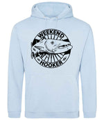 Weekend Hooker hoodie in sky blue