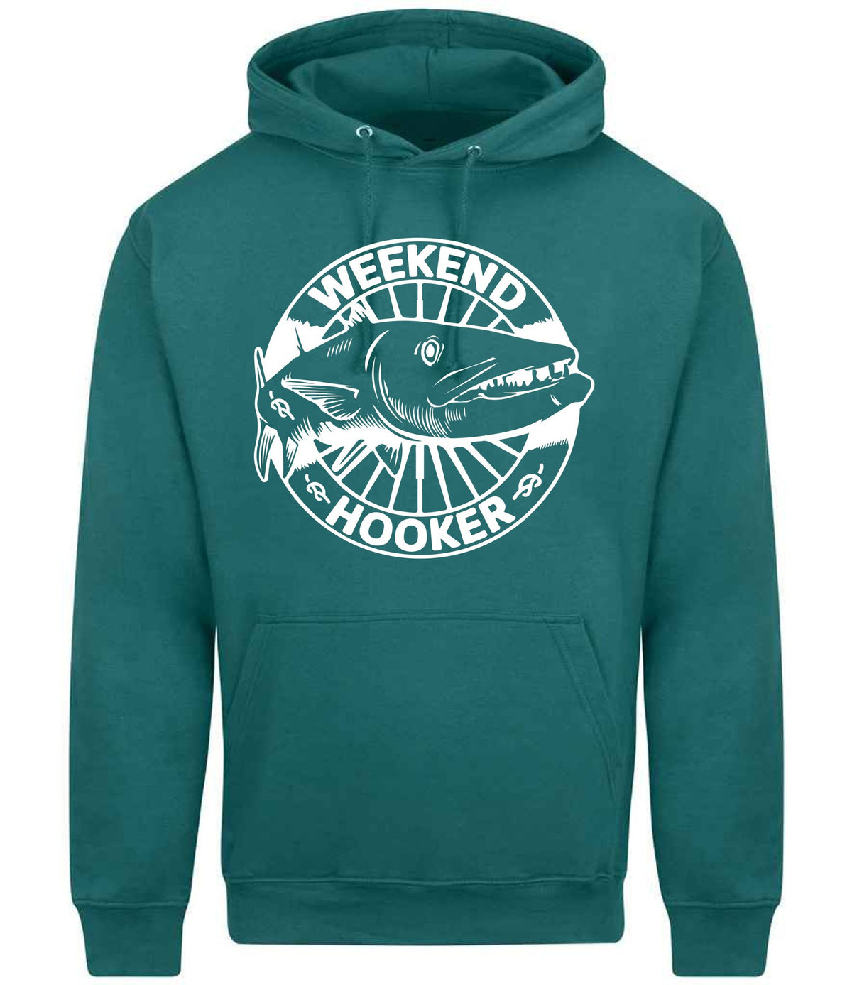 Weekend Hooker hoodie in teal