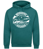 Weekend Hooker hoodie in teal