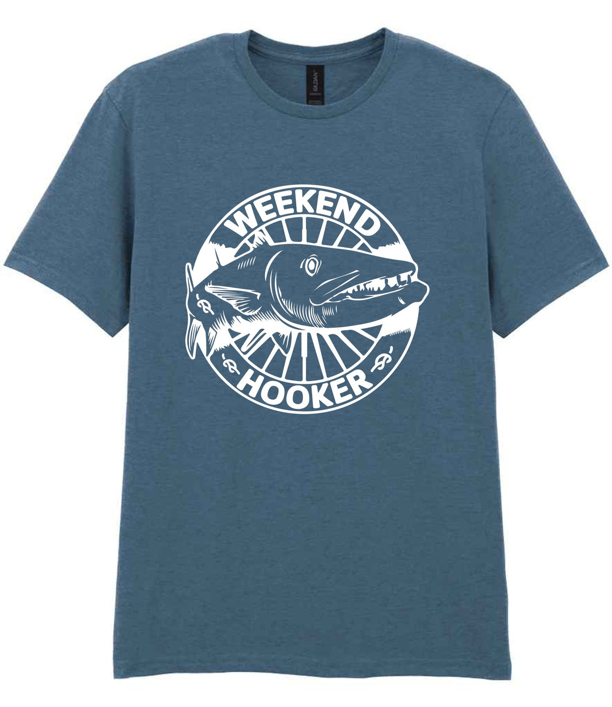 Weekend Hooker t-shirt in indigo