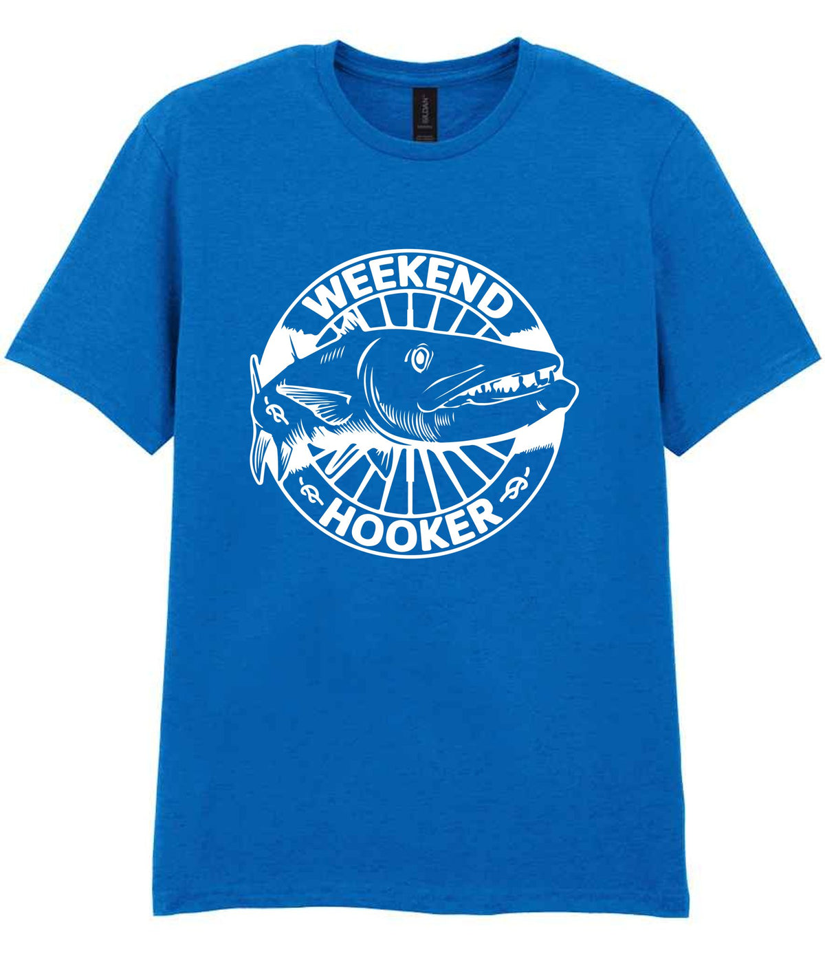 Weekend Hooker t-shirt in royal blue