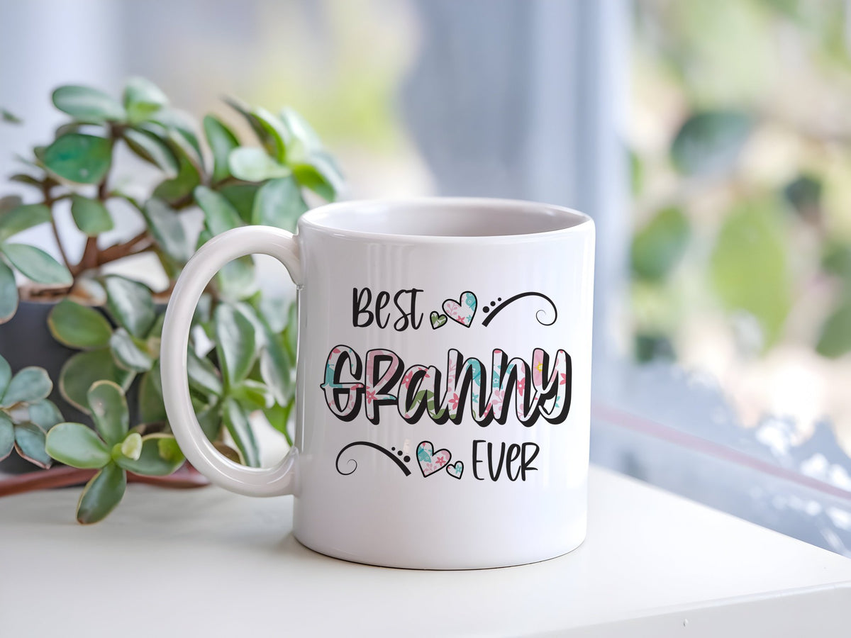 Best Granny Ever standard mug in white
