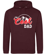 The Cool Dad hoodie in burgundy