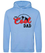 The Cool Dad hoodie in cornflower blue