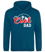 The Cool Dad hoodie in deep sea blue